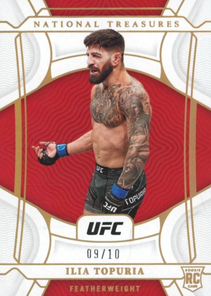 2022 Panini Chronicles UFC Gold Ilia Topuria #436 /10