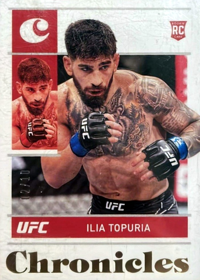 2022 Panini Chronicles UFC Gold Ilia Topuria #82 /10