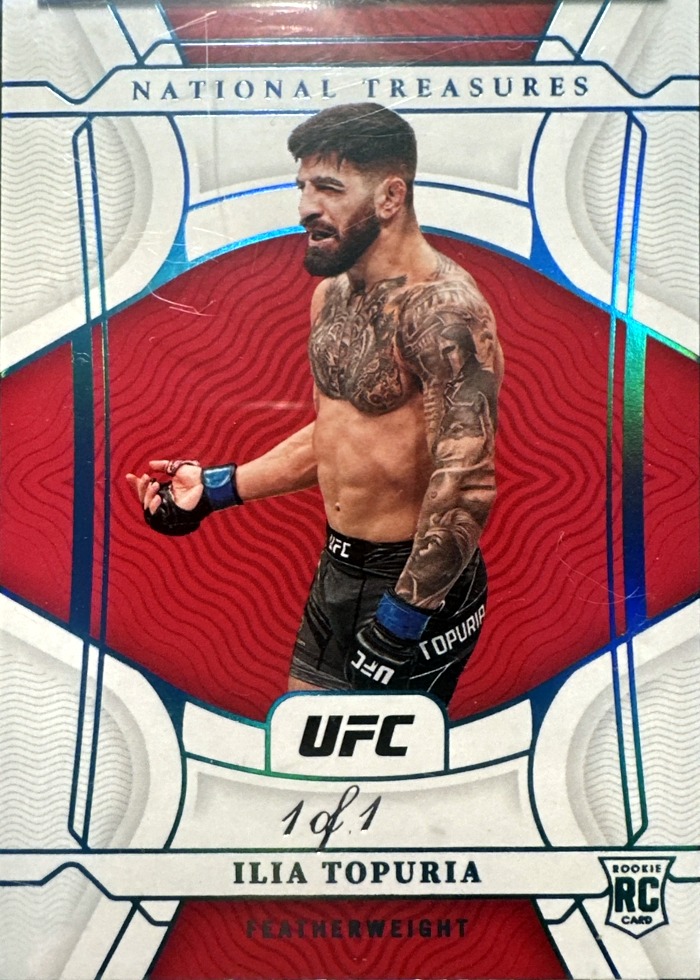 2022 Panini Chronicles UFC Platinum Ilia Topuria #436 /1