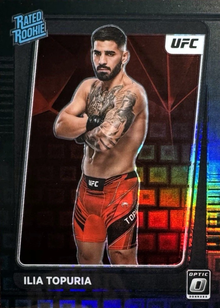 2022 Panini Donruss Optic UFC Black Pandora Ilia Topuria #110 SSP