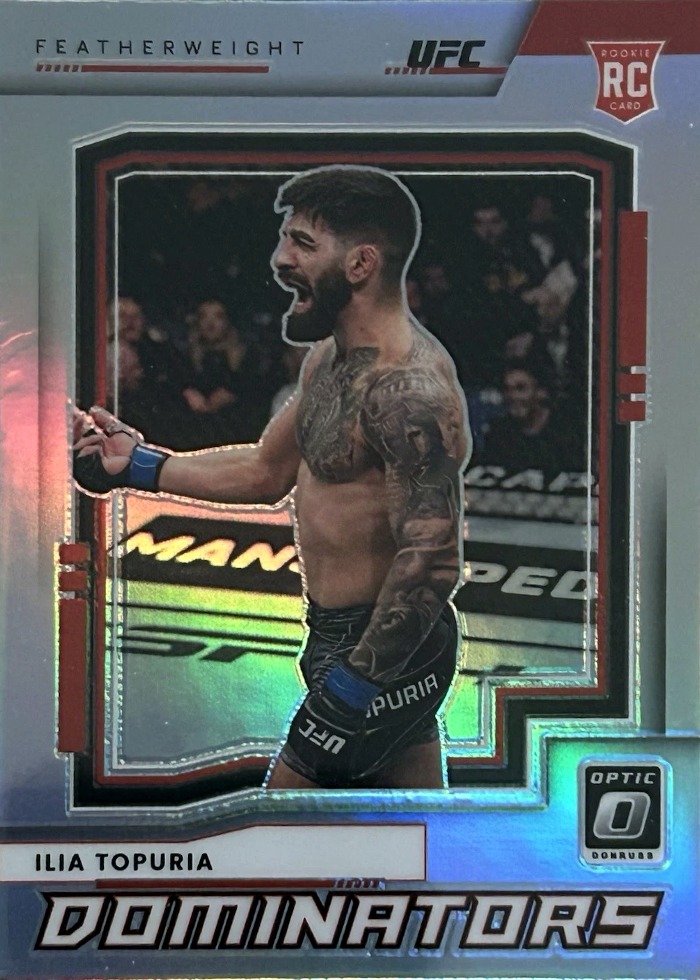 2022 Panini Donruss Optic UFC Holo Ilia Topuria #17