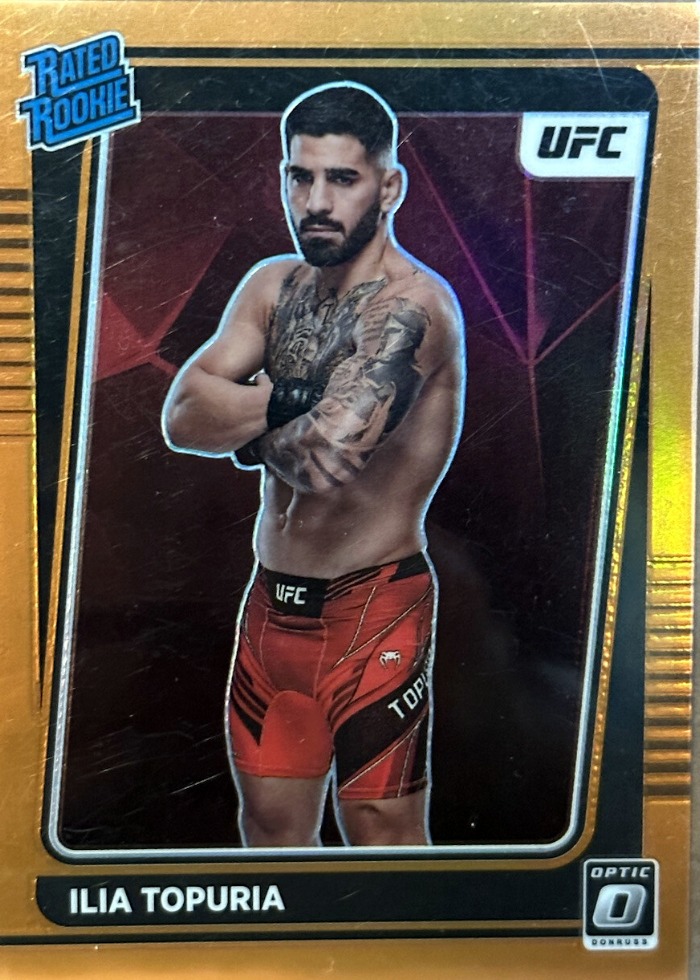 2022 Panini Donruss Optic UFC Orange Ilia Topuria #110 /49