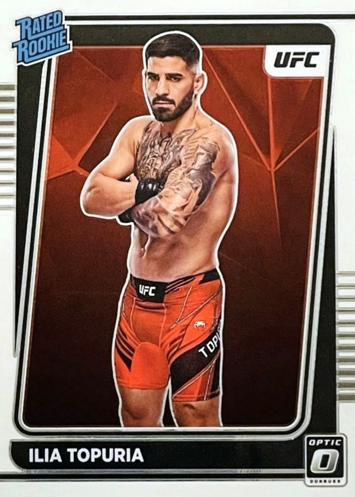 2022 Panini Donruss Optic UFC White Ilia Topuria #110