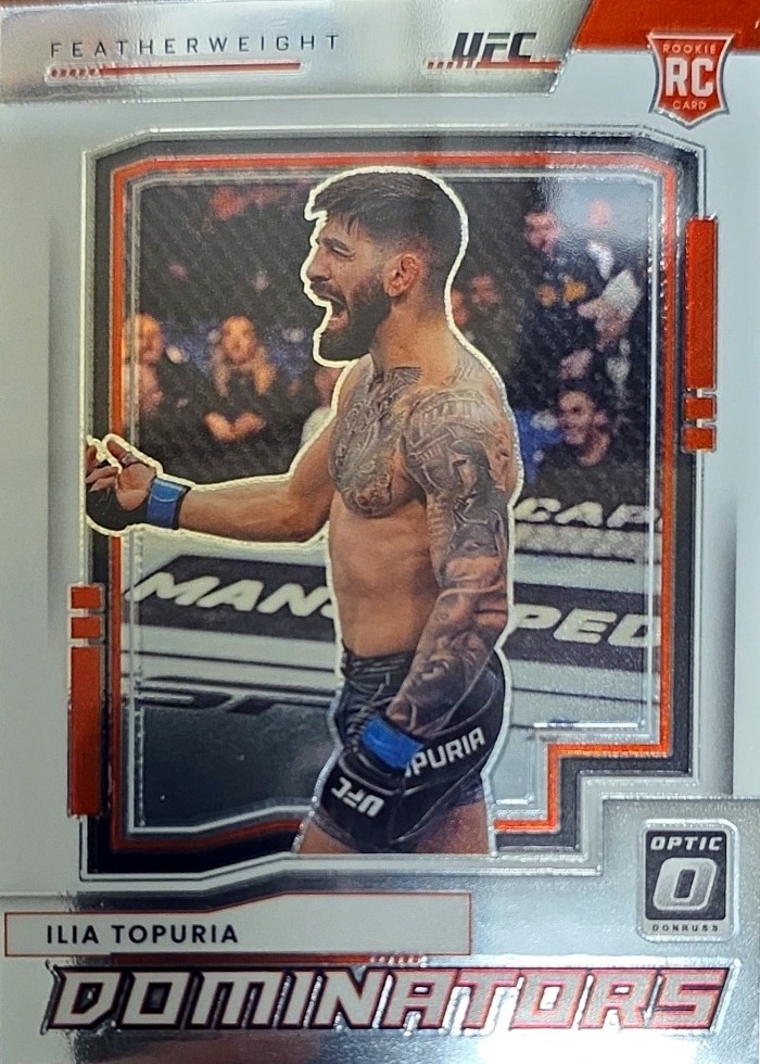 2022 Panini Donruss Optic UFC White Ilia Topuria #17