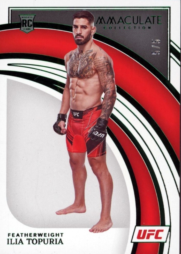 2022 Panini Immaculate UFC Green Ilia Topuria #76 /5