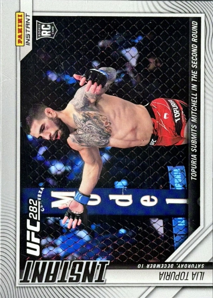 2022 Panini Instant UFC Fight Night Base Ilia Topuria #147 1 of 91