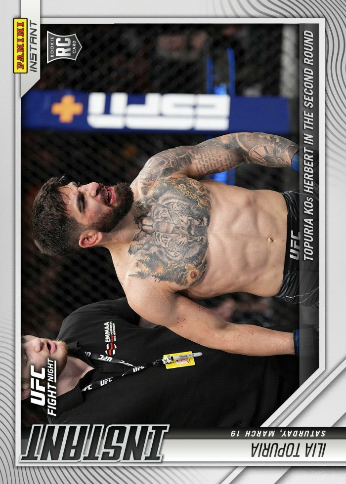 2022 Panini Instant UFC Fight Night Base Ilia Topuria #23 1 of 394