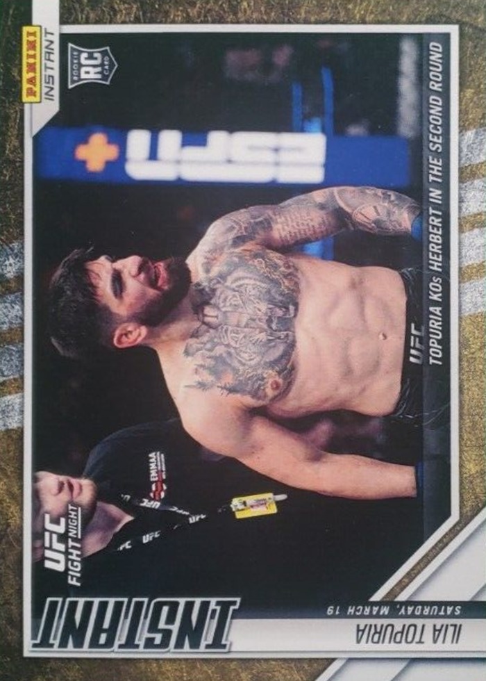 2022 Panini Instant UFC Fight Night Bronze Ilia Topuria #23 1 of 50