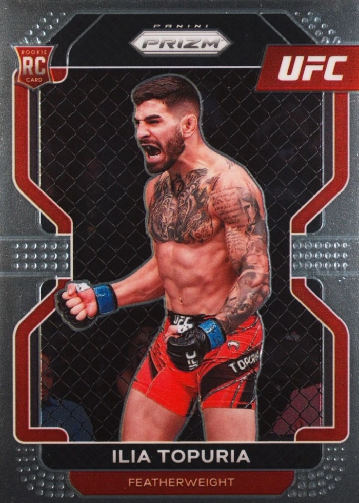2022 Panini Prizm UFC Base Silver Ilia Topuria #115
