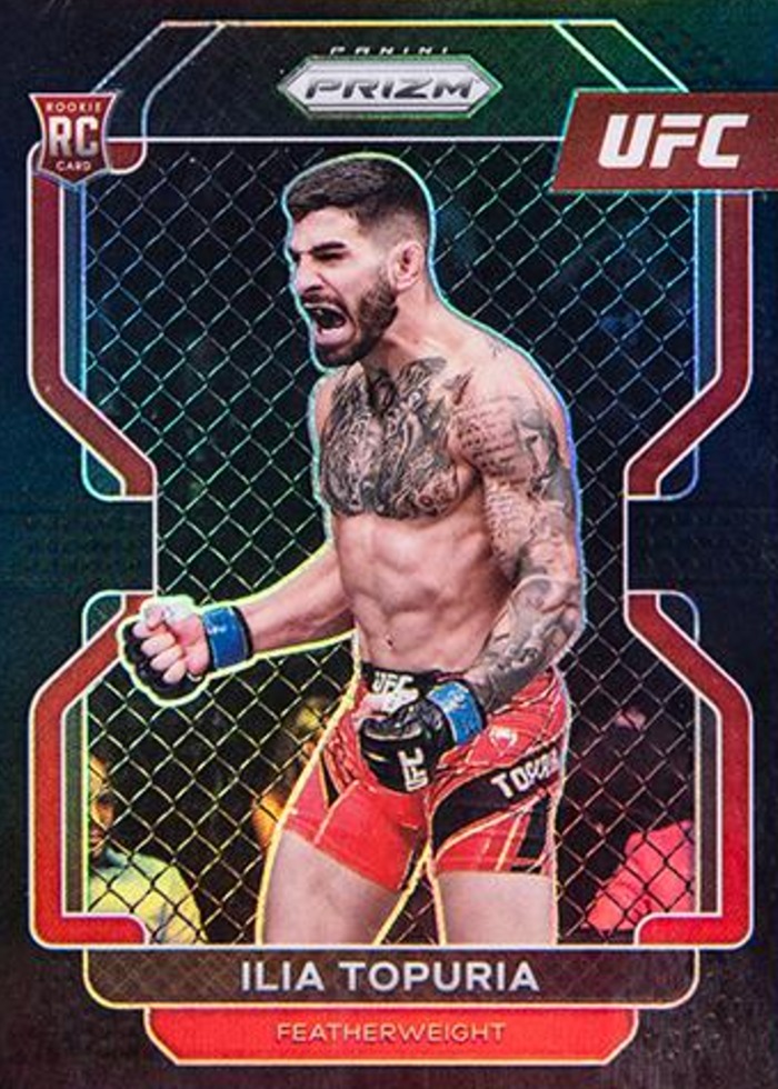 2022 Panini Prizm UFC Black Ilia Topuria #115 /1