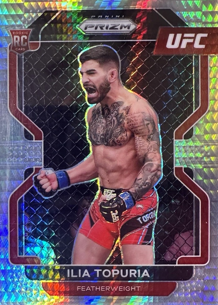 2022 Panini Prizm UFC Hyper Ilia Topuria #115