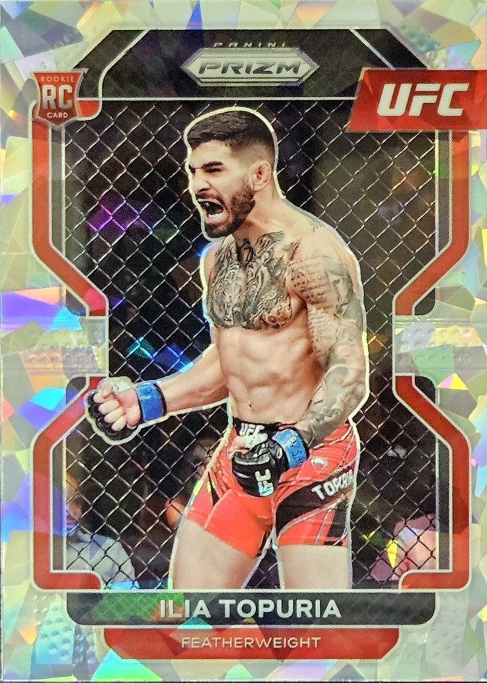 2022 Panini Prizm UFC Ice Ilia Topuria #115
