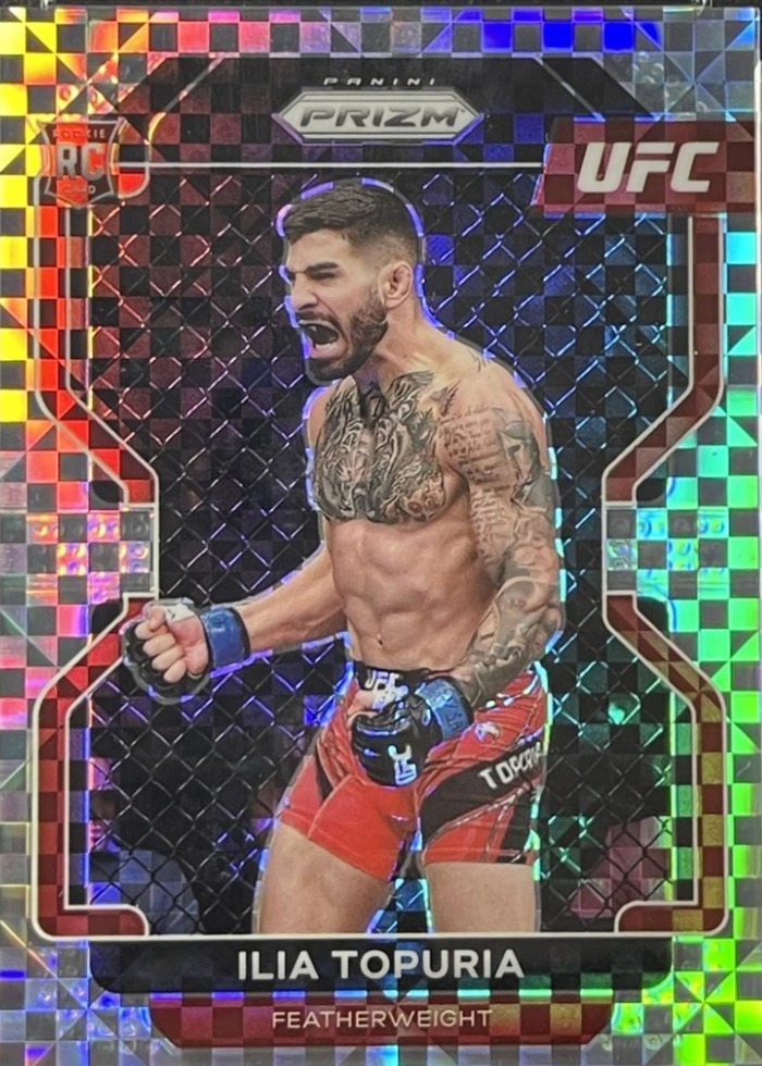2022 Panini Prizm UFC Lucky Envelopes Ilia Topuria #115 /8