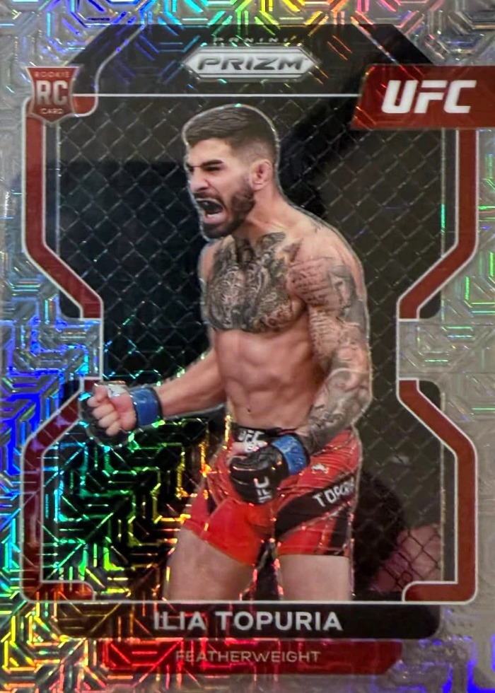 2022 Panini Prizm UFC Mojo Ilia Topuria #115 /25