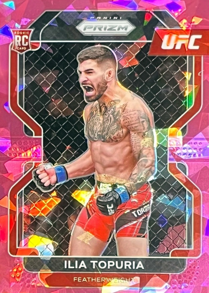 2022 Panini Prizm UFC Pink Ice Ilia Topuria #115