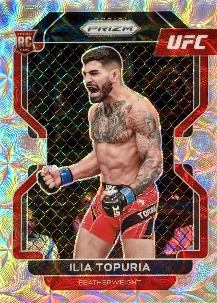 2022 Panini Prizm UFC Premium Box Set (Scope) Ilia Topuria #115 /99