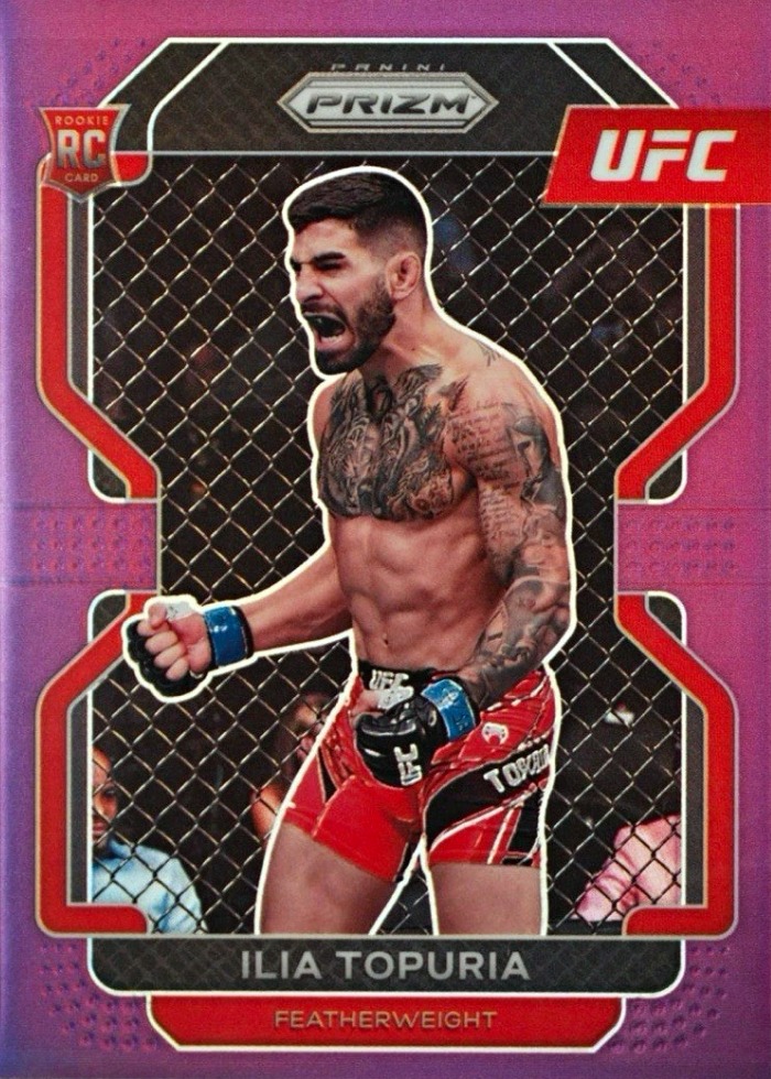 2022 Panini Prizm UFC Purple Ilia Topuria #115 /149