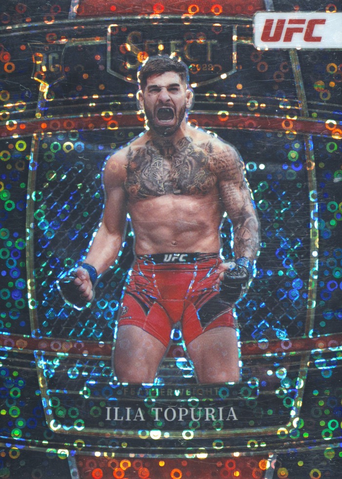 2022 Panini Select UFC Black Disco Ilia Topuria #23 /1