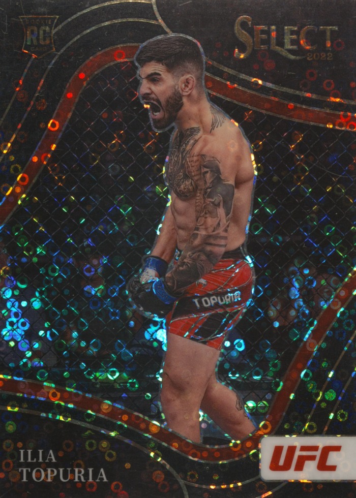 2022 Panini Select UFC Black Disco Ilia Topuria #262 /1
