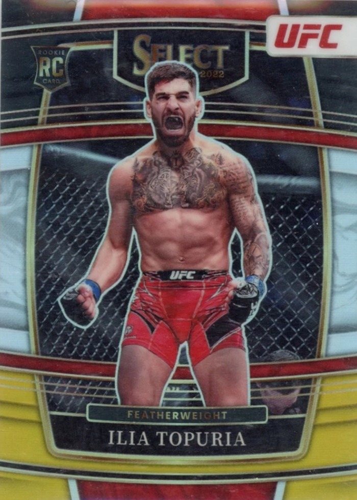 2022 Panini Select UFC Black & Gold Ilia Topuria #23 /1