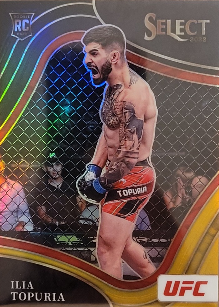2022 Panini Select UFC Black & Gold Ilia Topuria #262 /1