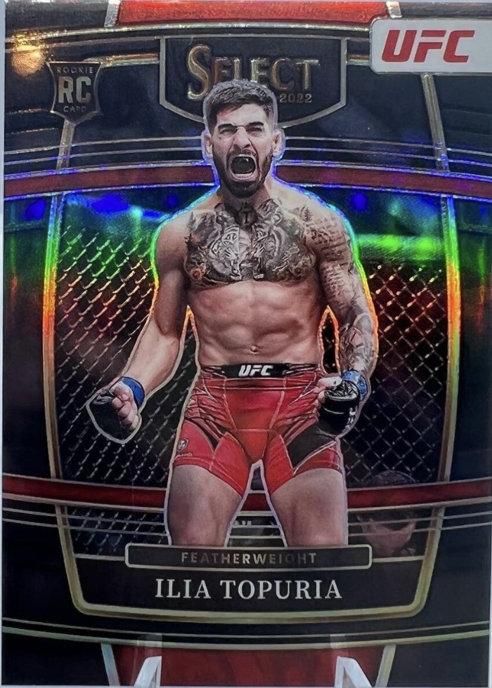 2022 Panini Select UFC Black Ilia Topuria #23 /1