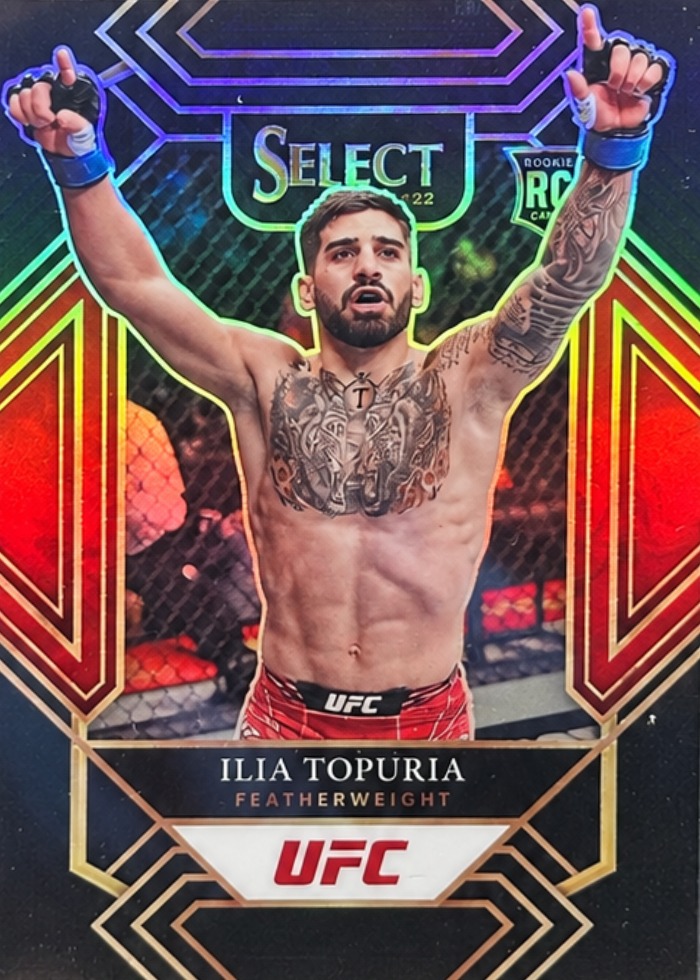 2022 Panini Select UFC Black Ilia Topuria #320 /1