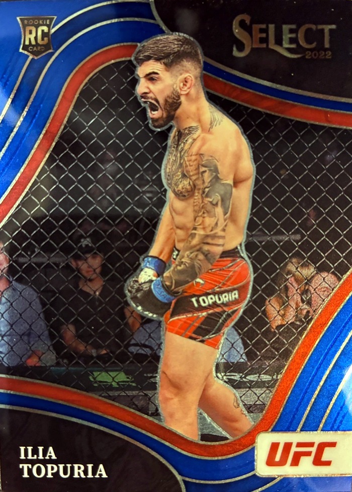 2022 Panini Select UFC Blue Ilia Topuria #262
