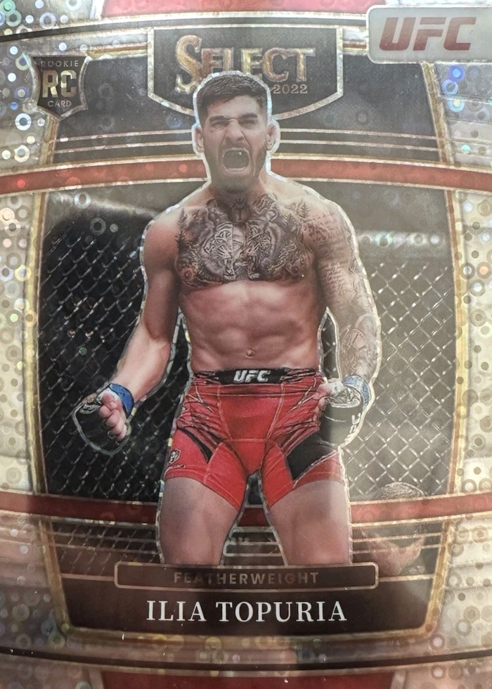 2022 Panini Select UFC Disco Ilia Topuria #23