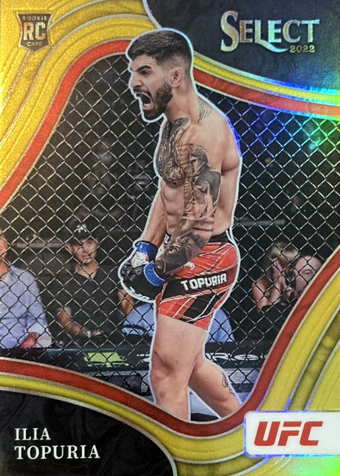 2022 Panini Select UFC Gold Ilia Topuria #262 /10