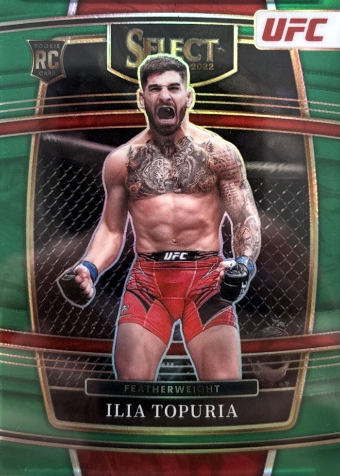 2022 Panini Select UFC Green Ilia Topuria #23 /5