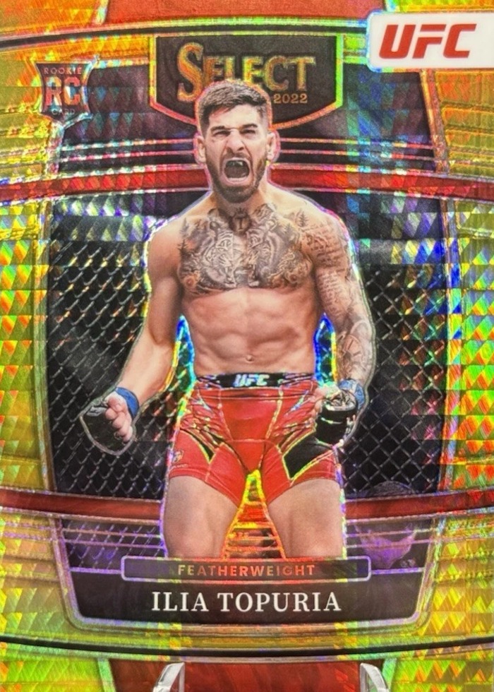 2022 Panini Select UFC Lucky Envelopes Ilia Topuria #23 /8