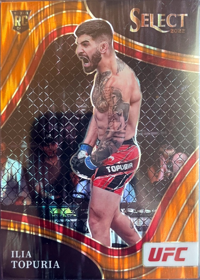 2022 Panini Select UFC Orange Flash Ilia Topuria #262