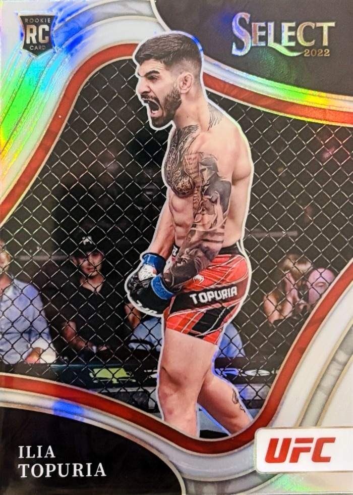 2022 Panini Select UFC Silver Prizm Ilia Topuria #262