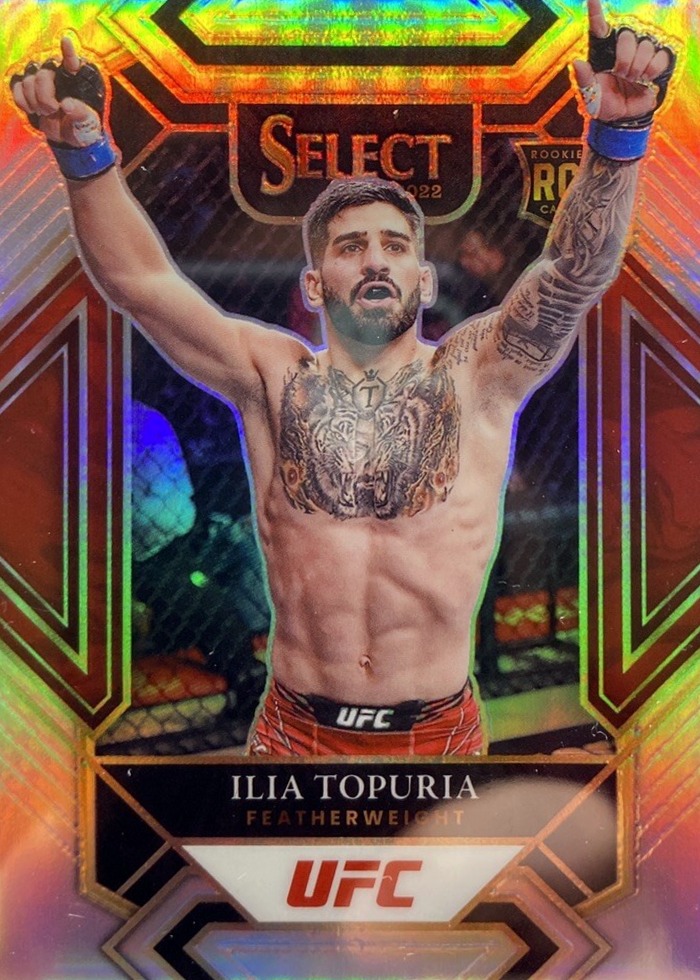 2022 Panini Select UFC Silver Prizm Ilia Topuria #320