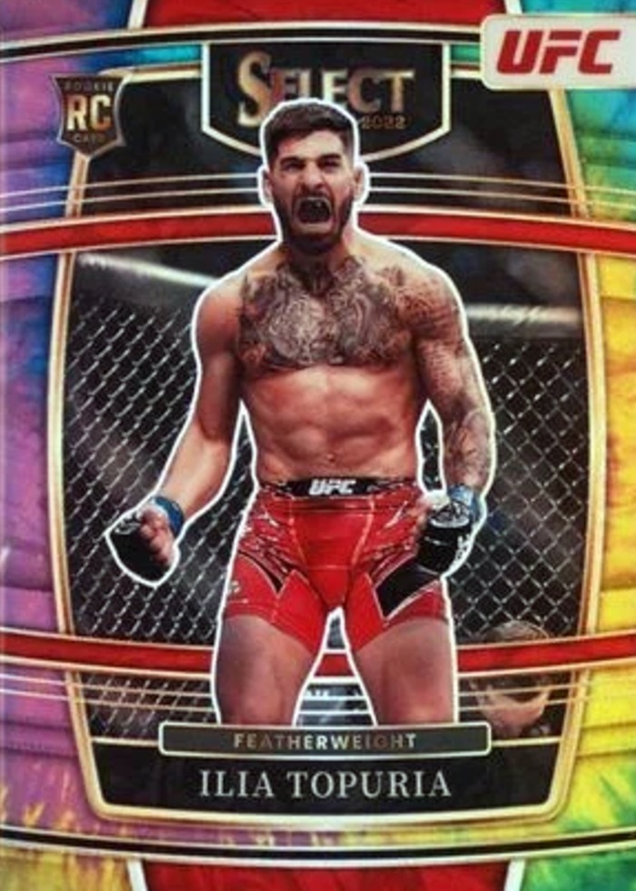 2022 Panini Select UFC Tie-Dye Ilia Topuria #23 /25