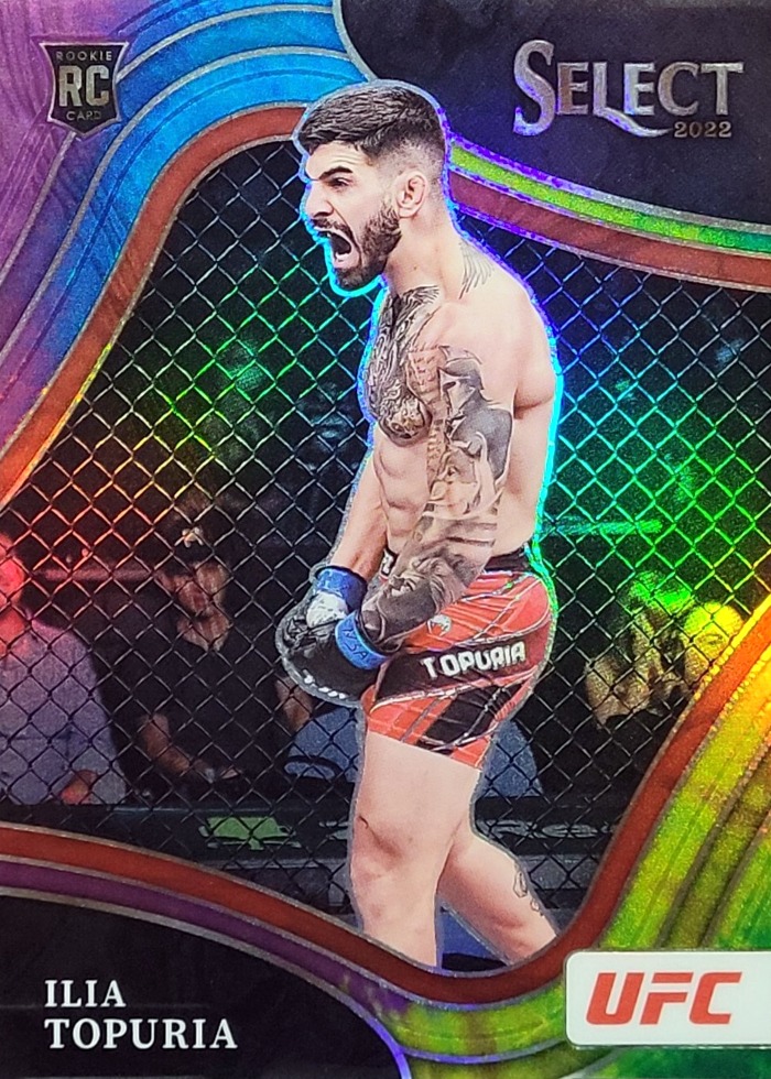 2022 Panini Select UFC Tie-Dye Ilia Topuria #262 /25