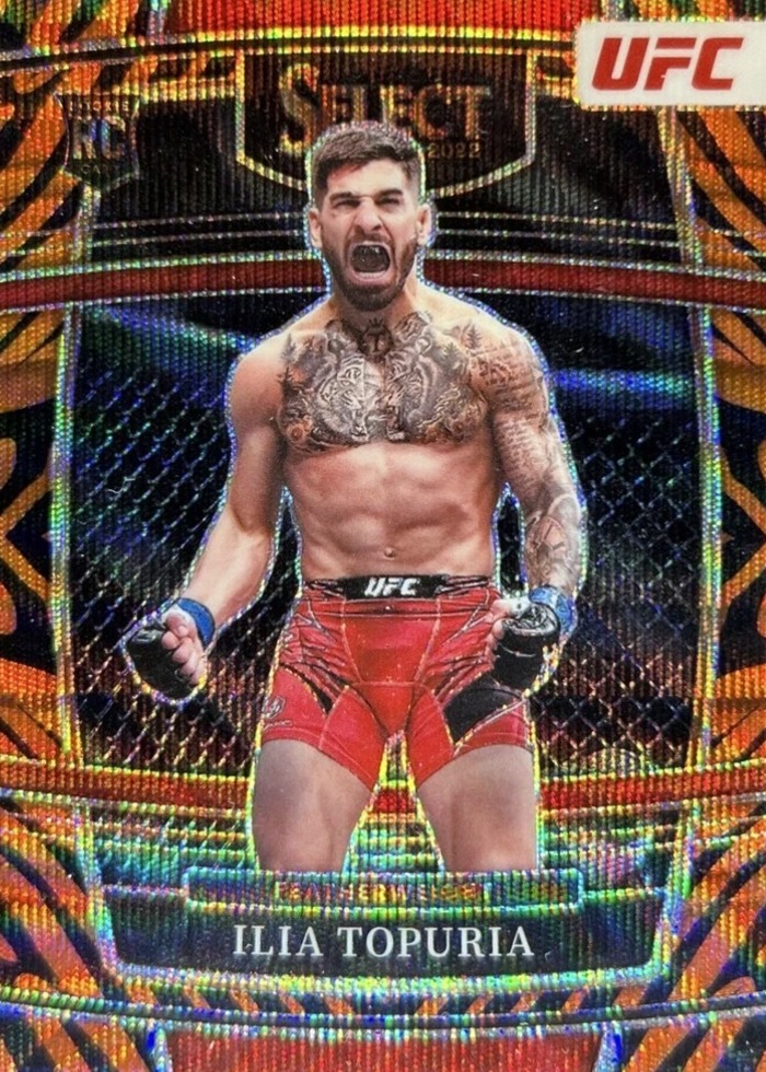 2022 Panini Select UFC Tiger Ilia Topuria #23 SSP