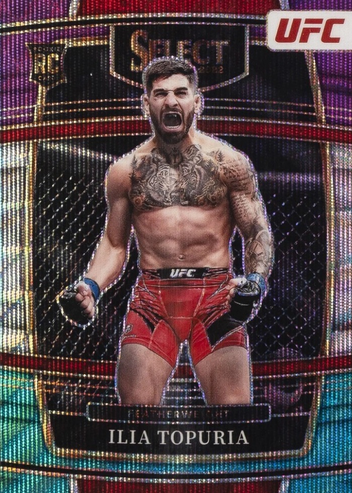 2022 Panini Select UFC Tri-Color Ilia Topuria #23