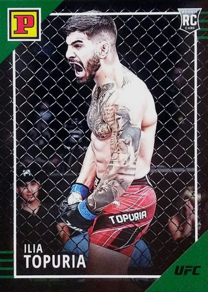 2022 Panini UFC Green Ilia Topuria #70 SP