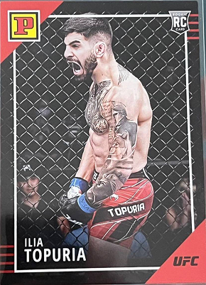 2022 Panini UFC Red Ilia Topuria #70