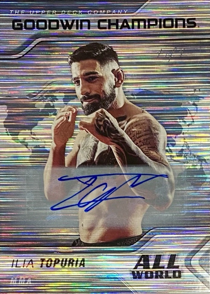 2023 Goodwin Champions Autograph Black Ilia Topuria #AW-5 /1