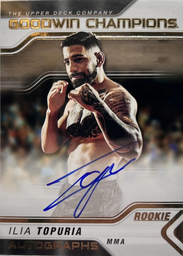 2023 Goodwin Champions Autograph Vertical Ilia Topuria #A-IT SP
