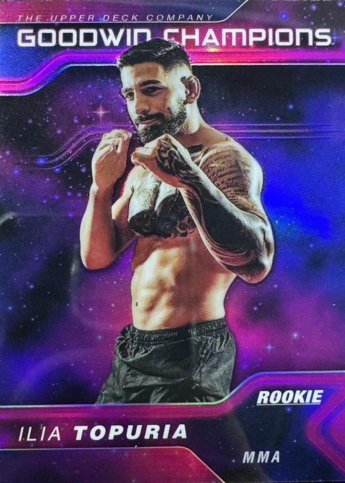 2023 Goodwin Champions Cosmic Ilia Topuria #P49 /199