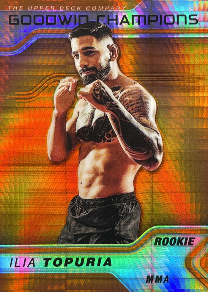 2023 Goodwin Champions Orange Prism Ilia Topuria #P49 /499