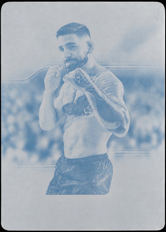 2023 Goodwin Champions Printing Plate - Cyan Ilia Topuria #73 /1