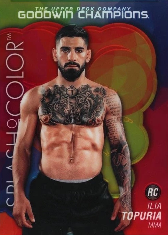 2023 Goodwin Champions Rainbow Color Wheel Ilia Topuria #SCP-89