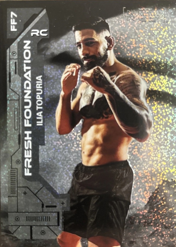 2023 Metal Universe Champions Silver Dots Ilia Topuria #FF7 /299