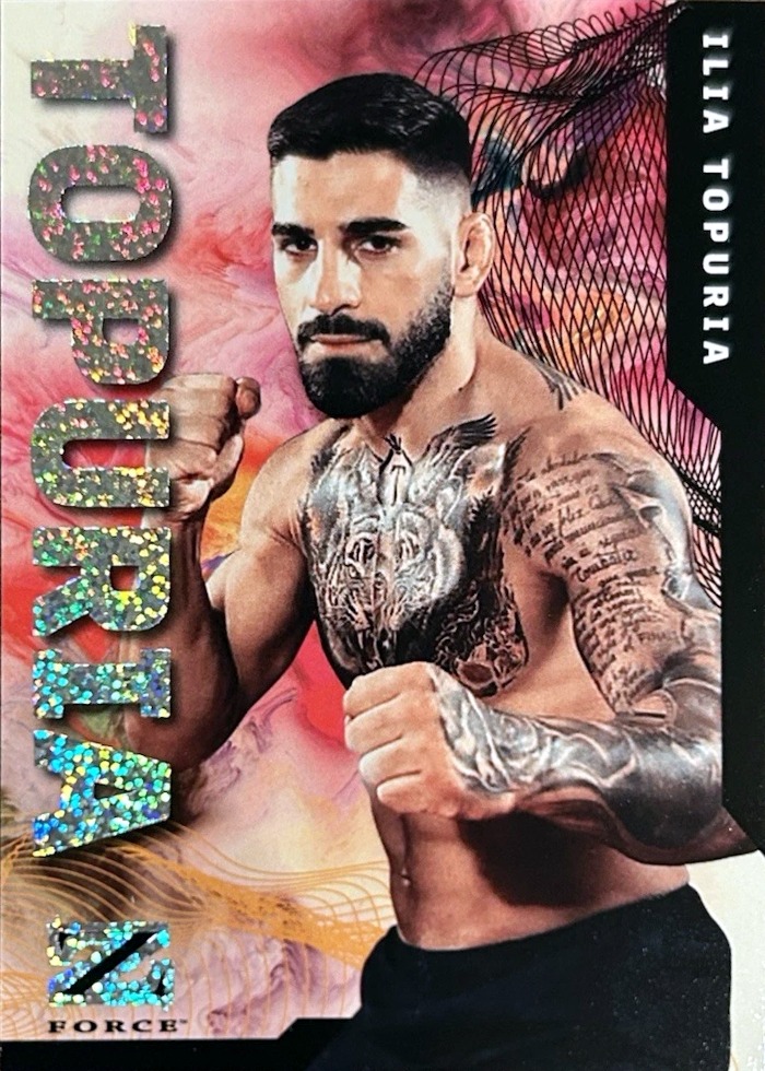 2023 Metal Universe Champions Super Rave Ilia Topuria #Z-31 /50