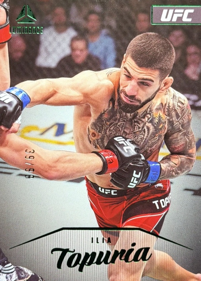 2023 Panini Chronicles UFC Green Ilia Topuria #154 /99